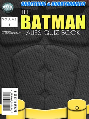 cover image of The Batman Allies Quiz Book